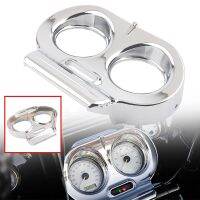 Chrome Motorcycle Gauge Cover Nacelle Housing Fairing for Road Glide 1998-2013 Replacement Accessories