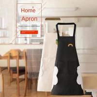 12PCS Kitchen Household Waterproof and Oil-proof Mens and Womens New Apron Korean Version Japanese Work Housework Apron