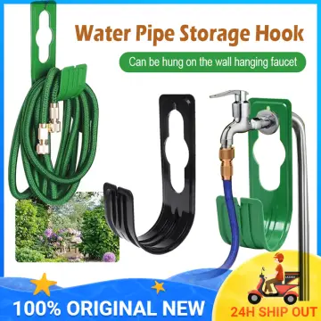 Garden Hose Holder Wall Mount Duty Water Hose Hanger Metal Hose