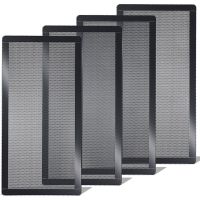 120X240mm Dust Filter for Computer Cooler Fan,Magnetic Frame Dust Filter,Dustproof PVC Cover Computer Fan Grills, 4 Pack