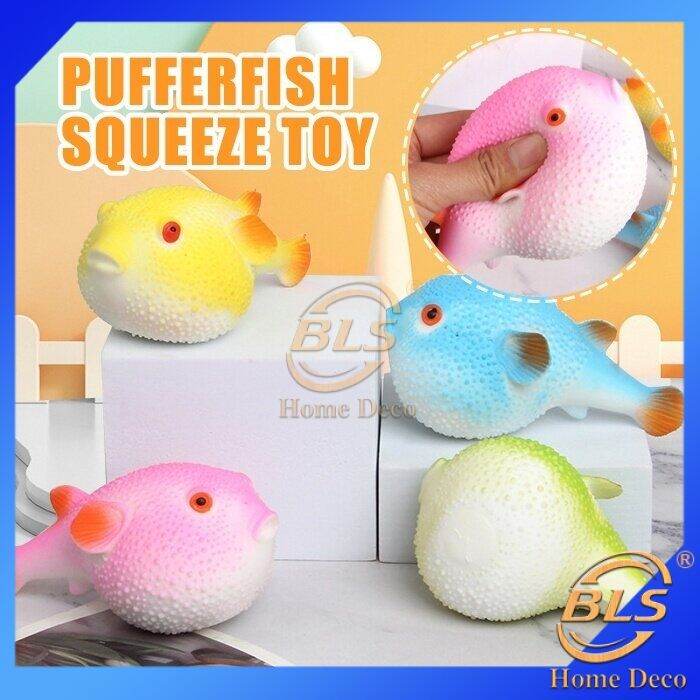 Pufferfish Stress Relief Squeeze Toy Soft Toys Children