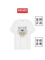 Kenzoพายแขนสั้นผู้ชาย,เสื้อยืดพิมพ์ลายหัวเสือ Takada Kenzo คอกลมลำลองเสื้อคู่แขนสั้นแบรนด์อินเทรนด์