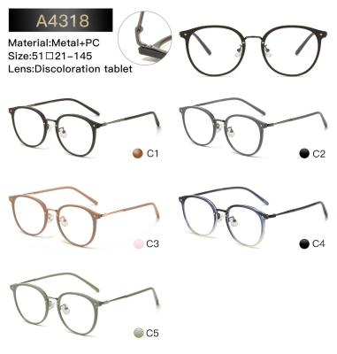 A-4318  แว่นตา 2in1 BlueBlock+Auto