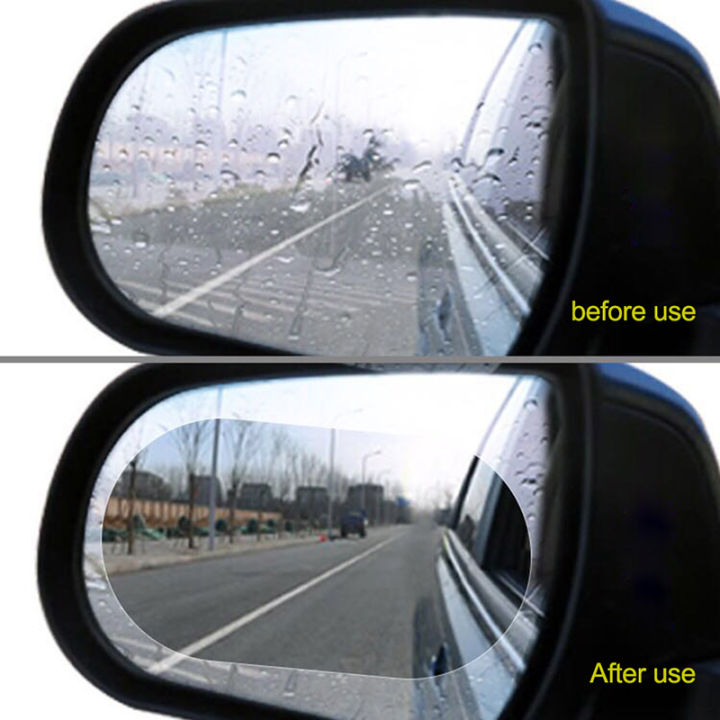 new-shang815558-สติกเกอร์ความปลอดภัยกันน้ำขนาด15-10ซม-ฟิล์มติดกระจกมองหลังรถยนต์สติกเกอร์กันฝนใสคุณภาพสูงมองหลัง