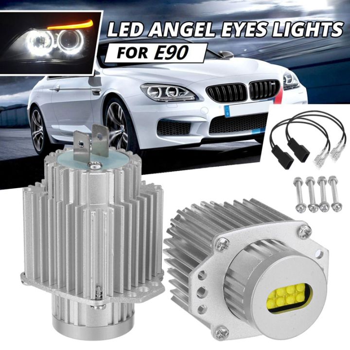 2pcs-angel-eyes-canbus-80w-led-headlight-marker-light-bulbs-error-free-for-bmw-e90-e91-3-series-2005-2008-super-white