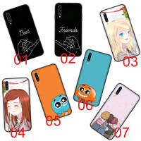 Best Friends Couple อ่อนนุ่ม ซิลิโคน เคสโทรศัพท์ หรับ VIVO Y51A Y52S Y15 Y70T Y51S Y70S Y20S Y10 Y73 Y5S Y74S Y70 Y76 Y20I Y12S Y11S S7E Y73S Y11 Y12 Y31 Y75 Y15A Y31S Y20 Y19 Y21 Y76S Y17 Y51 T1 Y21S Y33S Y15S Black ปก