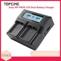 Topcine LCD Dual Channel SONY NP-FW50 Battery Charger For SONY A7R2 A7M2 A5000 A5100 A6000 A6300 A6500 A7R A7R2 A7RM2 Cameras