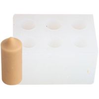 Versatile mini column wax silicone mold diy scented candle making dessert decoration accessories