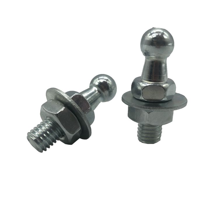 2x-10mm-m8-m6-universal-boot-bonnet-gas-strut-end-fitting-connector-ball-screw-bolt-pin-with-gasket-nut-for-spring-lift-supports