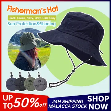 Waterproof Mens Mountaineering Packable Sun Hat With Anti UV Sun