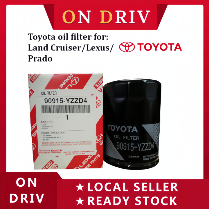 ORIGINAL & OEM TOYOTA OIL FILTER ( 90915 YZZD4 ) Lazada
