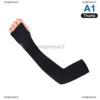 minglieyue2 2pcs UV Sun Protection Cooling ARM Sleeve COVER สำหรับถุงมือวิ่งกอล์ฟรอบขับรถ