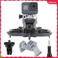 SHANXEN กล้องแอคชั่นแคม สำหรับ DJI action สกรูเกลียว1/4 ตัวยึดสำหรับติดตั้ง ที่วางของ ขายึด อะแดปเตอร์ขยายด้านบน