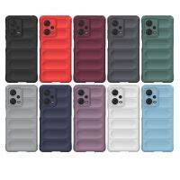 เคสกันกระแทกสำหรับ Redmi หมายเหตุ12 Pro 5G 2022 Note12 Xiaomi นุ่มซิลิโคนโทรศัพท์กันชน TPU ฝาครอบด้านหลังถุงลมนิรภัย Armor Anti กล้องหล่นป้องกัน