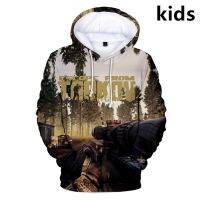 Sudadera con capucha para niños de 3 a 14 años, con estampado 3d de Escape de Tarkov, chaqueta de dibujos animados, abrigo, ropa para niños