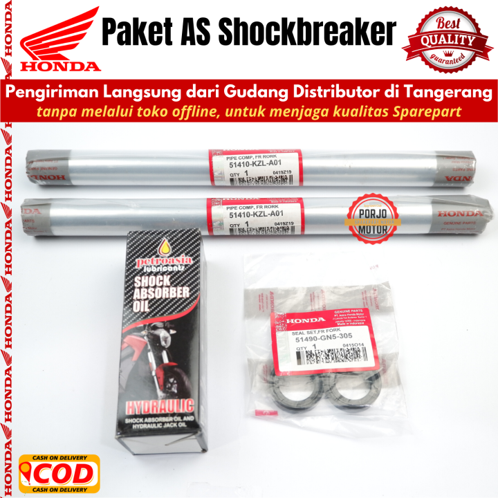 Paket As Shock Sok Breaker Depan Kzl Honda Beat Fi Scoopy Fi Vario