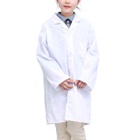 Children Nurse Doctor White Lab Coat Uniform Top Performance Costume Medical Surgical Uniform Cosplay Carnival Party Wear