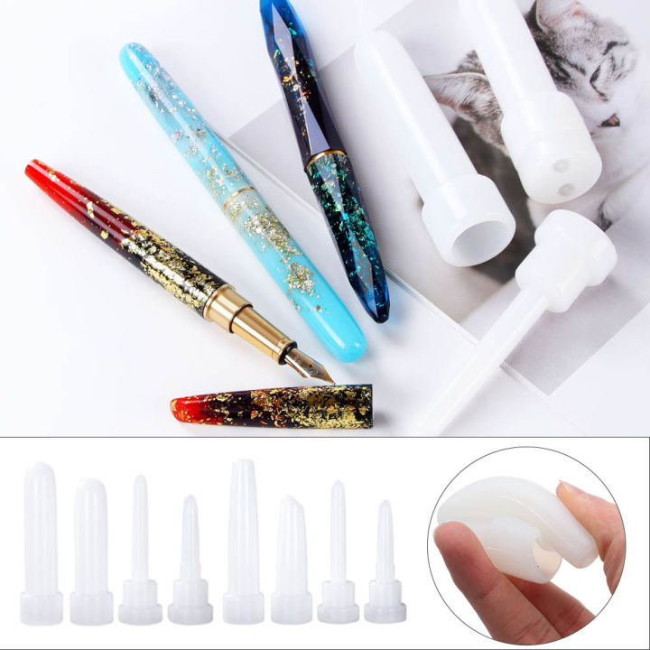 Handmade Resin Mould Ballpoint Pen Silicone Molds Jewelry Making Tool DIY