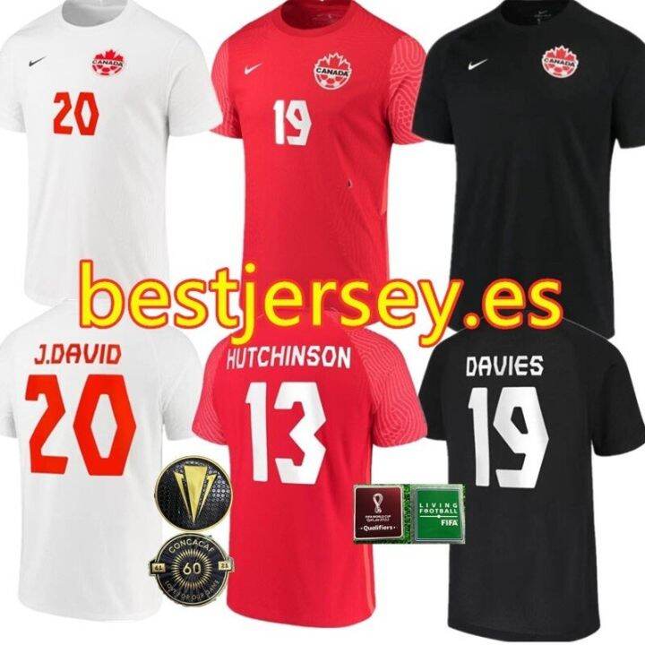 Boutique 21 22 World Cup Canada Soccer Jerseys DAVIES DAVID Osorio 2021