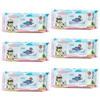 Sukina Petto Pet Wipe Wet Tissue for Sensitive Skin 70sheet (6pack) ทิชชู่เปียก ผ้าเปียก เช็ดสุนัข แมว กระต่าย และสัตว์เลี้ยง ที่ผิวแพ้ง่าย 70แผ่น (6 ห่อ)