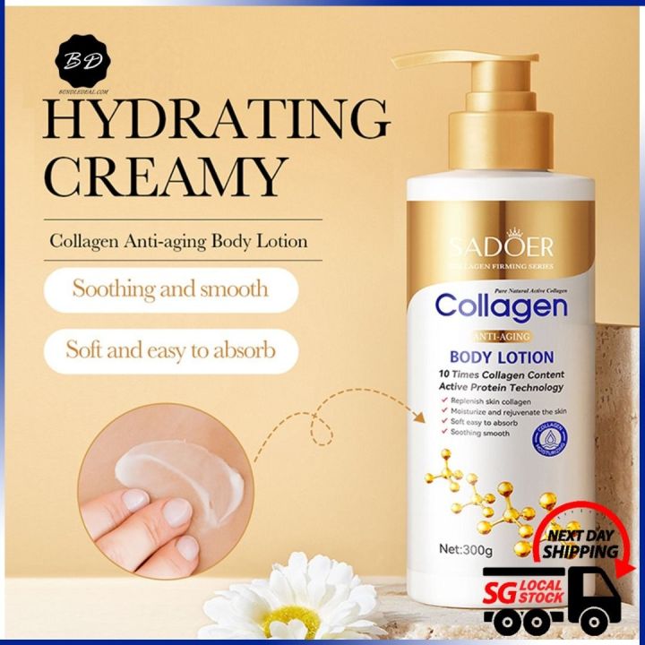Sadoer Collagen Body Lotion Anti Aging Hydrating Lotion For All Skin 