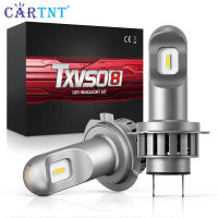 CarTnT 2ชิ้น Super Bright H7หลอดไฟหน้า LED Mini 6000K 110W 20000LM หลอดไฟรถยนต์หลอดไฟรถยนต์12V LED ไฟตัดหมอก