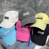 Ader Error Letters ผ้าฝ้ายหมวกปักลายหมวกนุ่ม Han Guochao ลูกกวาดแบรนด์นำเข้ารูปแบบใหม่