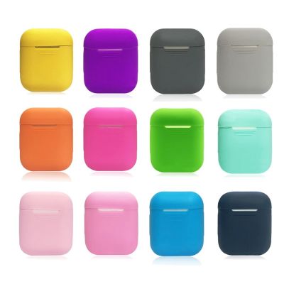 Soft Silicone Case Earphones for Apple Airpods case Bluetooth Wireless Earphone Protective Cover Box for Airpods Ear Pods Bag Headphones Accessories