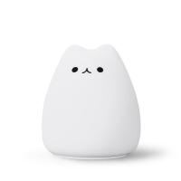 LED Night Touch Sensor Lamp Cat Silicone Lamp Colorful Holiday Creative Sleepping Bulb Bedroom Desktop Decor Atmosphere Light