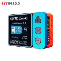 HIMISS SKYRC เครื่องกระจายเครื่องชาร์จแบบสมดุลแบตเตอรี่สมาร์ทอเนกประสงค์ PD80W DC200W ไฟชาร์จอัจฉริยะ B6neo