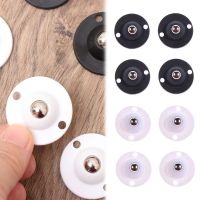 4PCS มินิล้อหมุนสแตนเลสวาง Casters Self Adhesive Pulley 360 ° Universal ล้อ Mini Universal Pulley