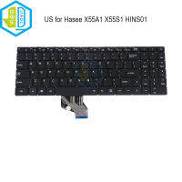 Laptop Backlit keyboard English for Hasee Kingbook X55A1 X55S1 HINS02 HINS01 XK-HS127 MB backlight keyboards US Enter New