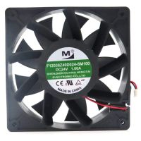 2023vc Genuine Yimeng F12038Z40/Z58D024-SM100/SM60 24V 12cm inverter cooling fan