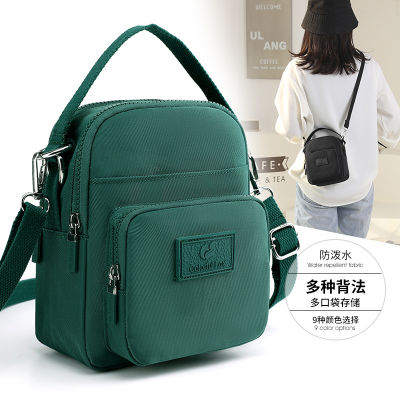 2023 Summer New Korean Style Simple Solid Color Shoulder Hand Bag Nylon Cloth Casual And Lightweight Crossbody Womens Bag 2023