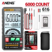 Aneng 616สมาร์ทมัลติมิเตอร์แบบดิจิทัลช่วง6 000ตัวทดสอบโวลต์มิเตอร์แอมมิเตอร์ Ncv หน่วยวัดสากล True Rms พร้อมแบล็คไลท์