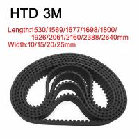 ☍❁□ 2pieces HTD 3M Timing Belt Synchronous Rubber Arc Drive Belts 360/363/366/369/375/378/ 381/384/390/405/408/411/417/420/423mm