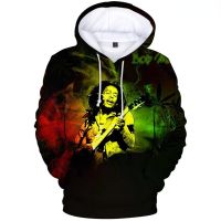 Sudadera con capucha para hombre y mujer, ropa de calle estilo Hip Hop Bob Marley, jersey con bolsillo Harajuku, abrigo de moda, 2023