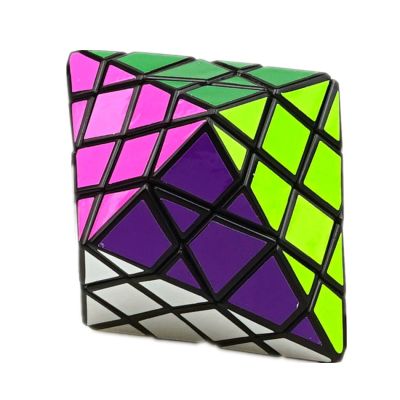 Diansheng พีระมิดแปดเหลี่ยม8มุมสำหรับเด็กของเล่นเพื่อการศึกษาลูกบาศก์มายากลโหมดรูปร่าง4X4ของเล่นปริศนา