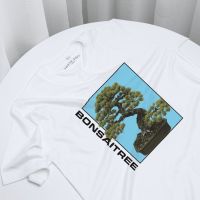 เสื้อยืด Bonsai Tree ถูกและดี️ พร้อมส่ง เสื้อสีขาว เสื้อยืดโอเวอร์ไซส์ เสื้อสไตล์เกาหลีS-5XL