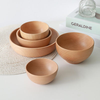 Wooden Fruit Bowl Japanese Tableware Japanese Wooden Bowl Natural Wood Bowl Tableware For Fruit Salad