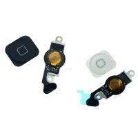 ใหม่สําหรับ iPhone 5 5G Home Button Flex Home Button Menu with Holding Gasket Rubber Spacer Flex Cable