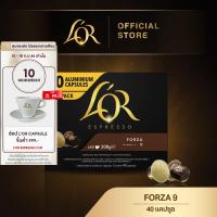 [Online Exclusive] LOR Espresso Forza Intensity 9 (40 Capsules) กาแฟ ลอร์ กาแฟแคปซูล ความเข้ม ระดับ 9 (40 แคปซูล)