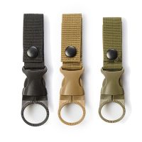 ✣ Outdoor nylon webbing bottle hanging buckle multi-functional carabiner portable quick mineral clip