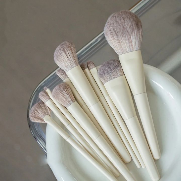 10pcs-makeup-concealer-brush-foundation-brush-blush-loose-powder-brush-eye-shadow-highlighter-foundation-brush-tools
