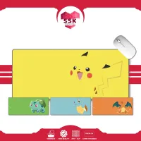 แผ่นรองเมาส์ Pokemon Minimalist Design Extended แผ่นรองเมาส์สำหรับเล่นเกม แผ่นรองเมาส์สำหรับเล่นเกม