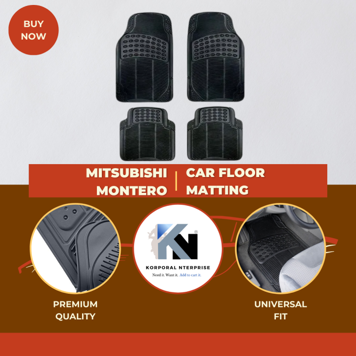 [Mitsubishi Montero] Premium Quality Car Floor Matting Proteksyon sa loob ng inyong kotse Iwas