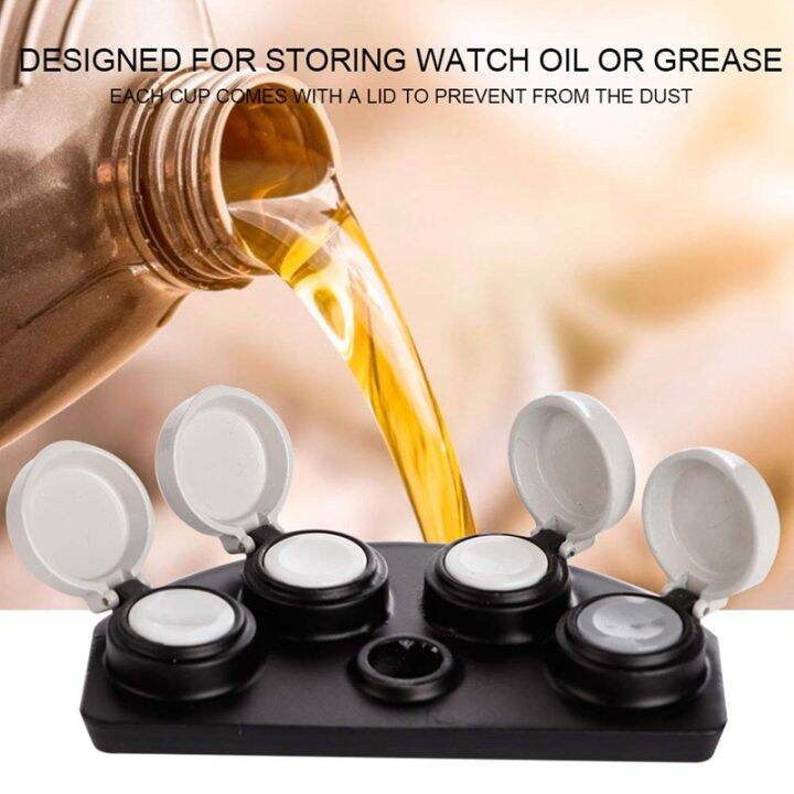 watch-repairing-accessory-metal-material-watch-oiler-dish-anti-dust-easy-to-clean-for-storing-watch-oil-with-cover