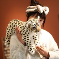 hot！【DT】◄✓  Lifelike Animals Tiger Leopard Llion Stuffed Soft Real Kids Birthday