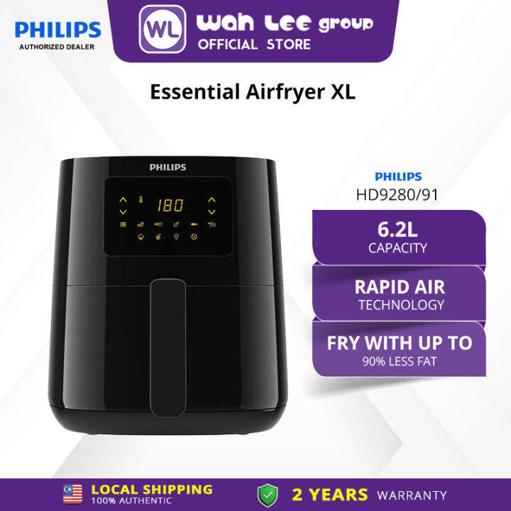 Philips Essential Connected Air fryer Airfryer XL 6.2L HD9280/91