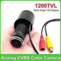 1200tvl Hd มุมกว้าง150องศาอะนาล็อก Cvbs สี Fisheye ช่องมองรูตาประตูขนาดเล็กกล้องวงจรปิดกล้องวิดีโอวงจรปิด